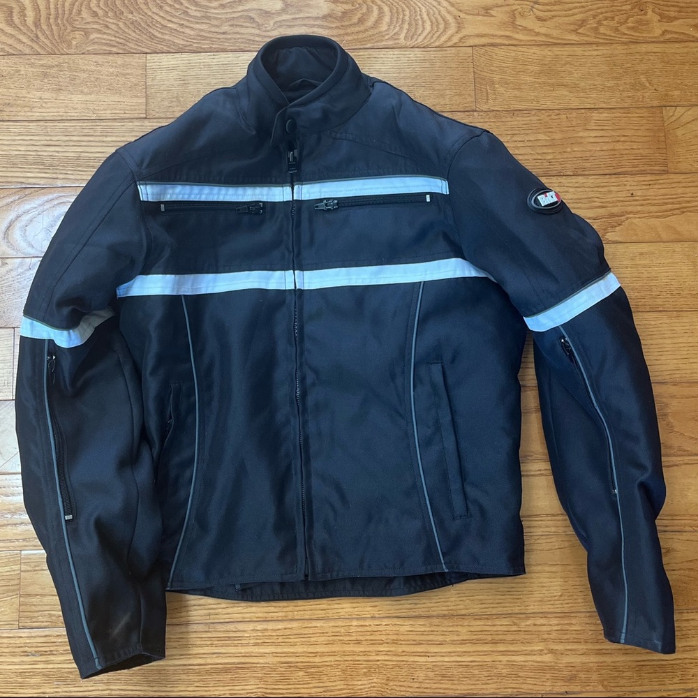 Women’s Small Bilt black motorcycle jacket - S - Vespa - Scooter